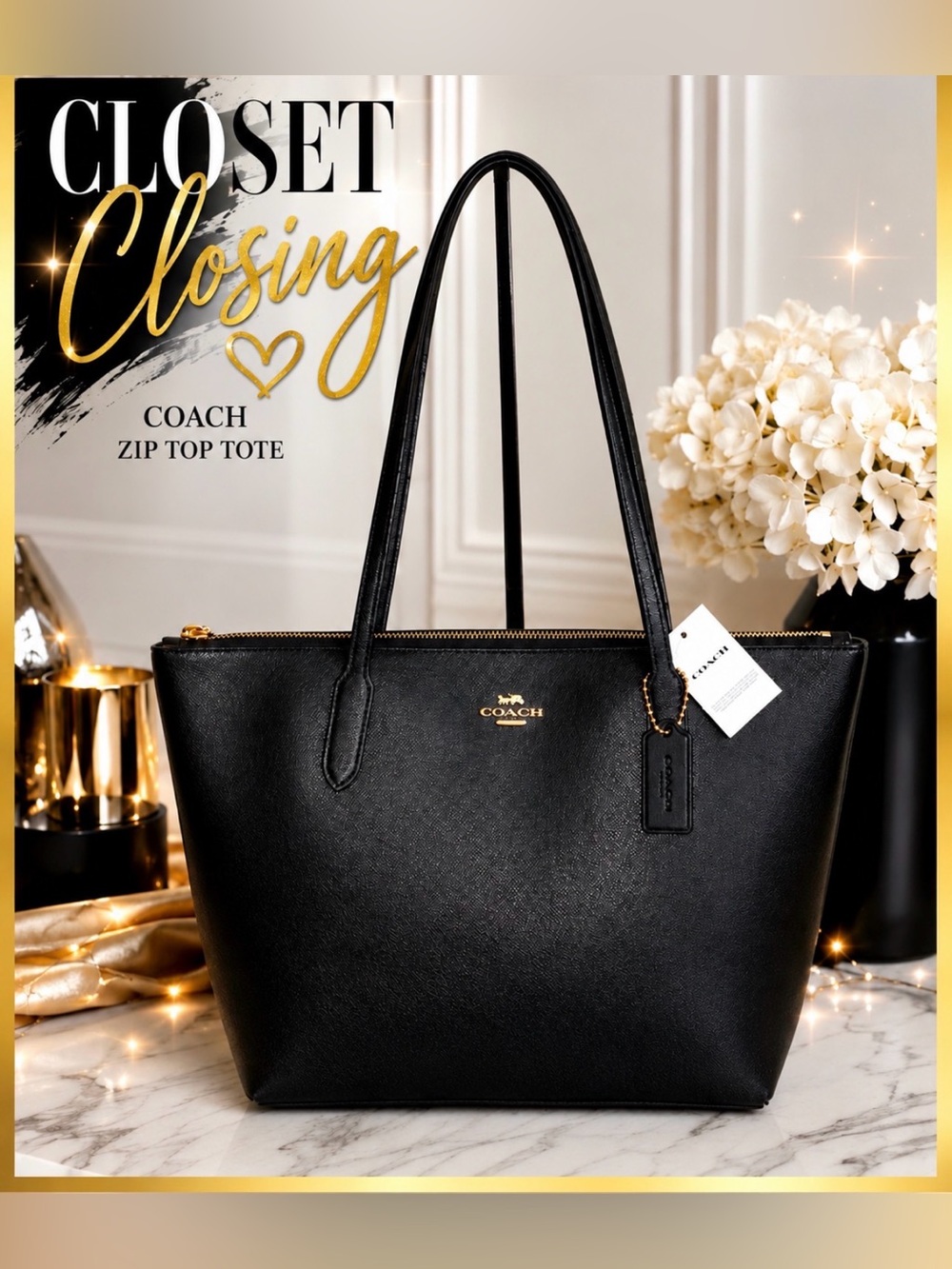 Coach ZIP TOP Tote
